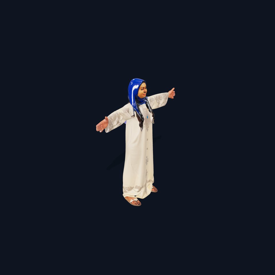 Elegant Beige Dress model pack